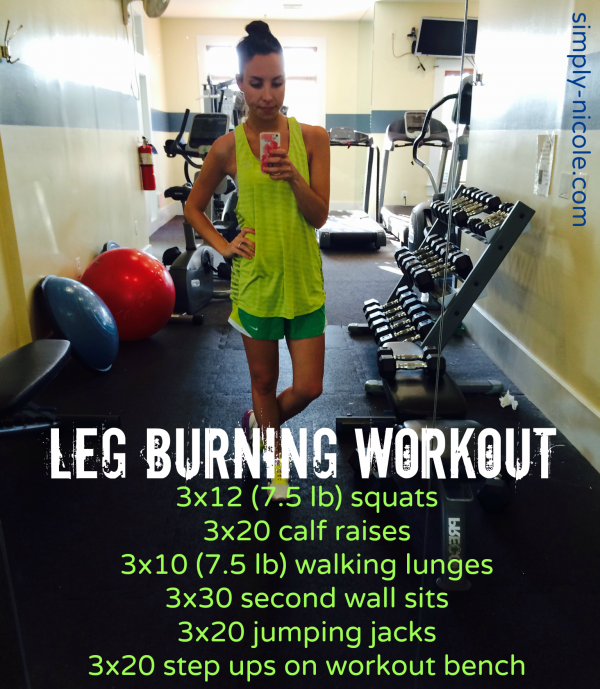 Leg Burning Workout