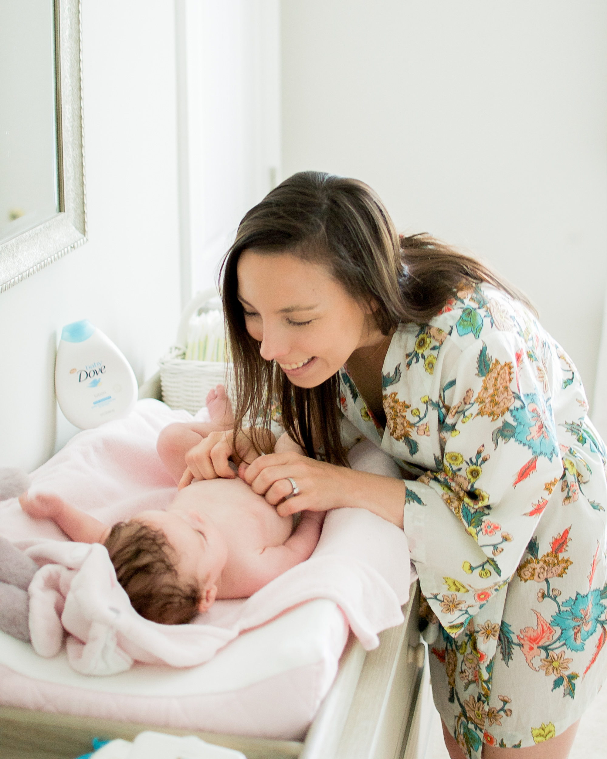 Bath Time with Baby Dove Simply Nicole